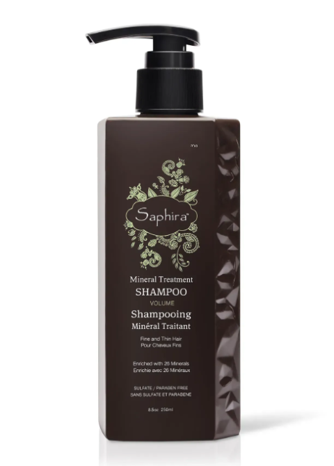 Шампунь для надання об'єму волоссю мінеральний Saphira Volume Mineral Treatment Shampoo
