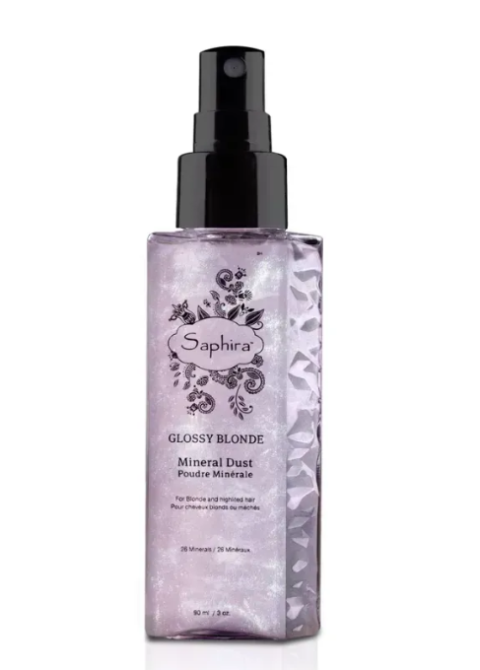Спрей мерехтливий для волосся Saphira Glossy Blonde Mineral Dust 90 мл