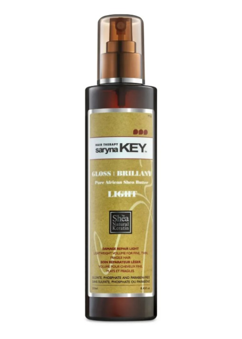 Спрей-блиск з маслом ши (полегшена форма) для волосся Saryna Key Damage Repair Light Gloss Brillant 250 мл