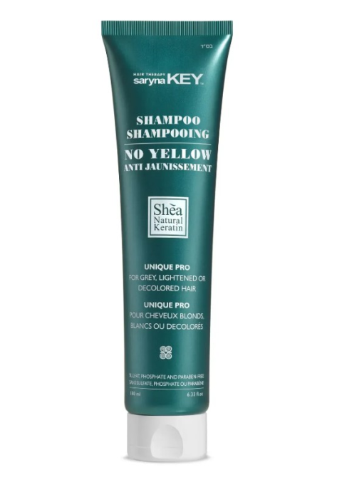Нейтралізуючий пігмент шампунь (Срібний) для волосся Saryna Key Unique Pro Neutralizing Pigment Shampoo (Grey) 180 мл