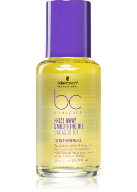 Олія для гладкості жорсткого, неслухняного волосся Schwarzkopf BC Bonacure Frizz Away Smoothing Oil 50 мл
