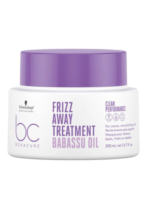 Маска для гладкості жорсткого, неслухняного волосся Schwarzkopf BC Bonacure Frizz Away Treatment
