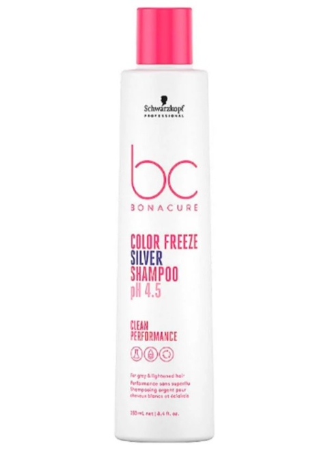 Шампунь для нейтралізації жовтизни волосся Schwarzkopf BC Сolor Freeze Silver Shampoo