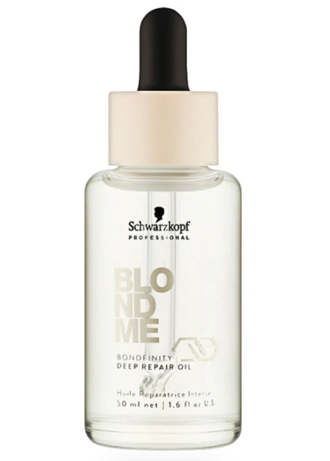 Відновлювальна олія для волосся Schwarzkopf Blondme Bondfinity Deep Repair Oil 50 мл