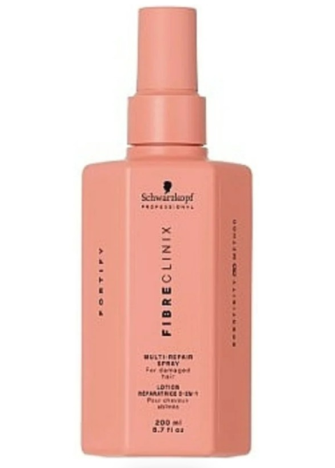 Мультифункціональний спрей для пошкодженого волосся Schwarzkopf Fibre Clinix Fortify Multi-Repair Spray 200 мл