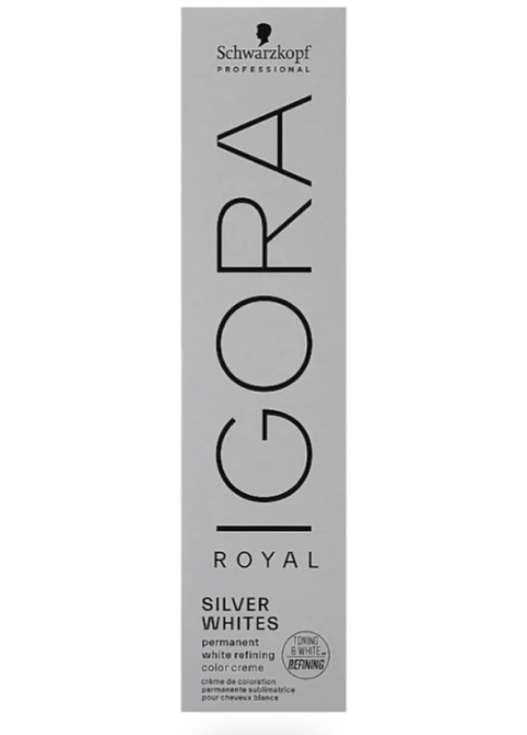 Тонуюча фарба для створення холодних тонів Schwarzkopf Igora Royal Absolutes Silverwhite, 60 мл