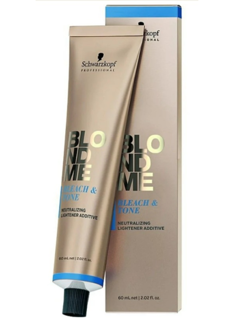 Добавка для нейтралізації та освітлення волосся Schwarzkopf Professional BlondMe Bleach Tone Фіолетовий 60 мл