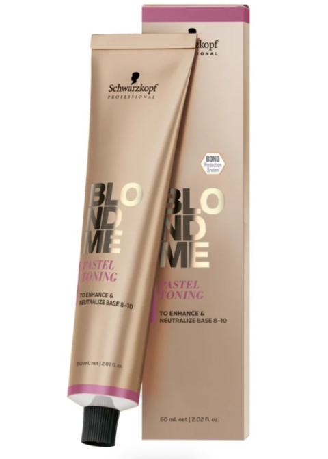 Бондінг-крем для тонування волосся у пастельні відтінки Schwarzkopf Professional BlondMe Pastel Toning 60 мл