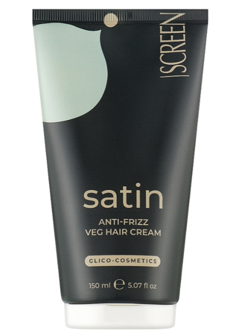 Дисциплінуючий крем проти пушистості волосся Screen Purest Satin Anti-Frizz Veg Hair Cream 150 мл