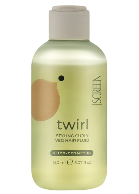 Флюїд для фіксації та живлення кучерявого волосся Screen Purest Twirl Styling Curly Veg Hair Fluid 150 мл