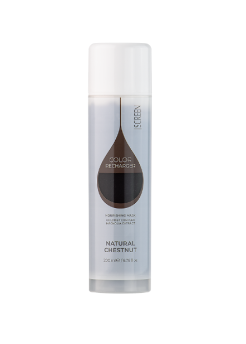 Поживна тонуюча маска для волосся Горіх Screen Puredips Nourishing Color Mask Natural Chestnut 200 мл