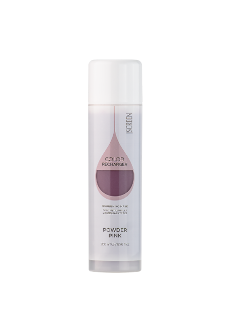 Поживна тонуюча маска для волосся Пудрова рожева Screen Puredips Nourishing Color Mask Powder Pink 200 мл