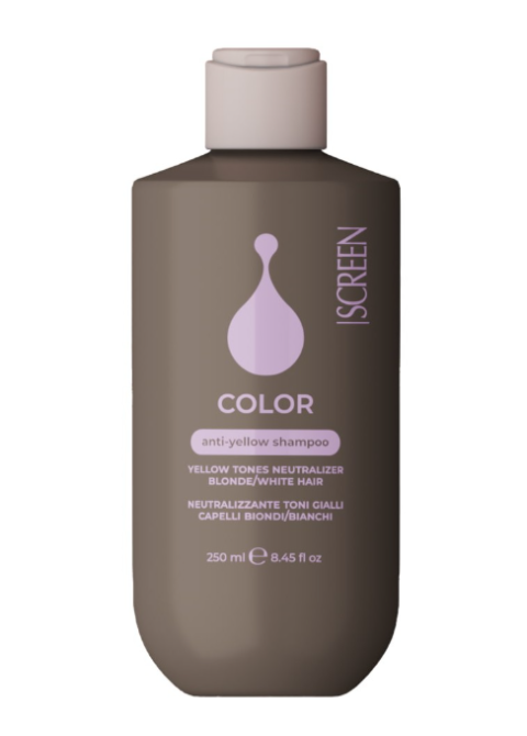 Шампунь для нейтралізації жовтих відтінків Screen Color Anti-Yellow Shampoo
