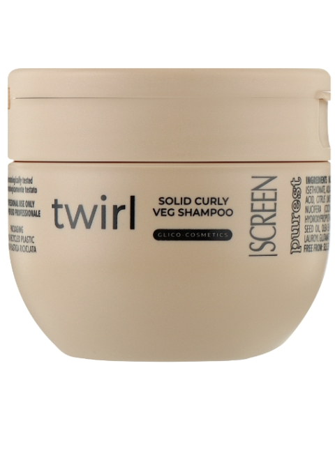 Твердий шампунь для кучерявого волосся Screen Purest Twirl Solid Curly Veg Shampoo 100 мл