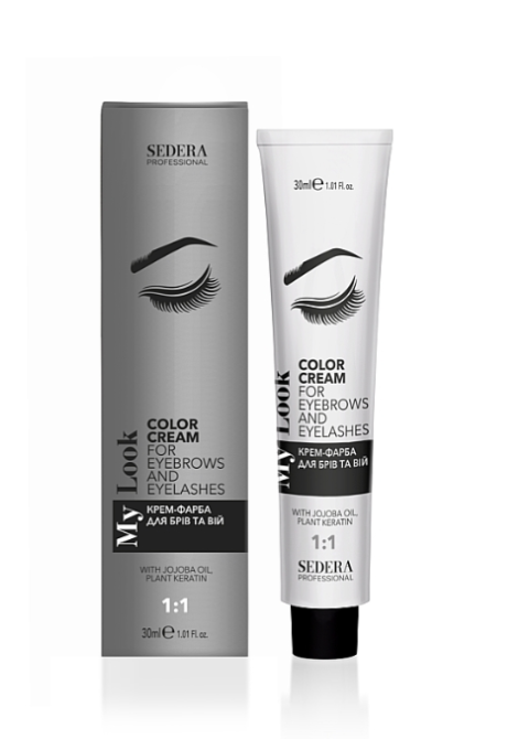 Крем-фарба для брів та вій Sedera Professional My Look Color Cream 30 мл