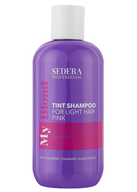Тонуючий шампунь для світлого волосся Pink Sedera Professional My Blond Tint Shampoo For Light Hair 250 мл