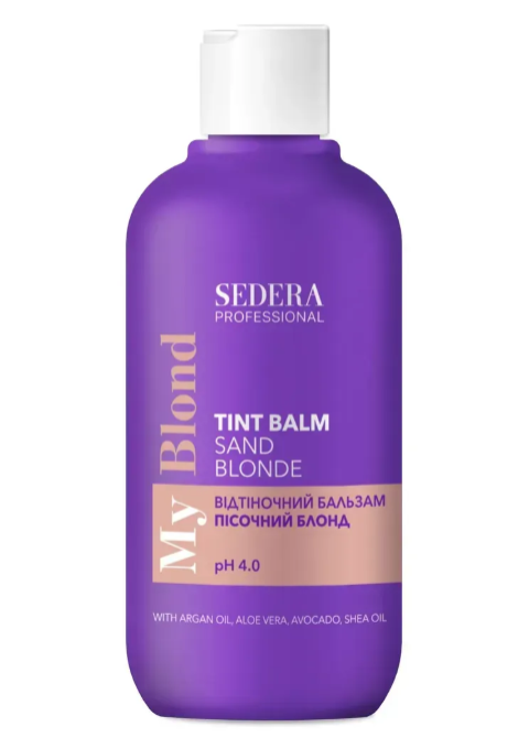 Відтіночний бальзам для волосся Пісочний блонд Sedera Professional My Blond Tint Balm 250 мл