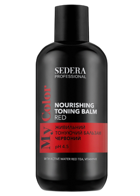 Живильний тонуючий бальзам Червоний Sedera Professional My Color Nourishing Toning Balm 250 мл