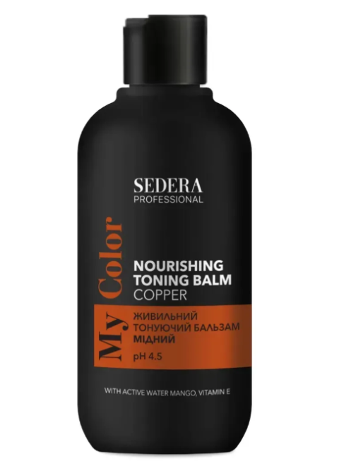 Живильний тонуючий бальзам Мідний Sedera Professional My Color Nourishing Toning Balm 250 мл