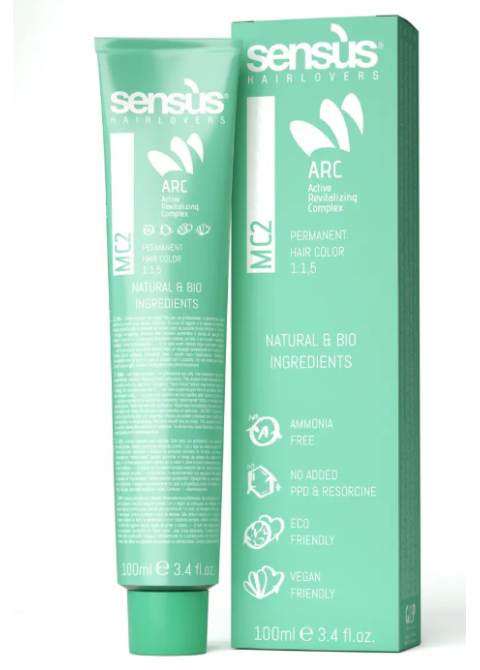 Безаміачна фарба для волосся Sensus MC2 Permanent Hair Color 100 мл