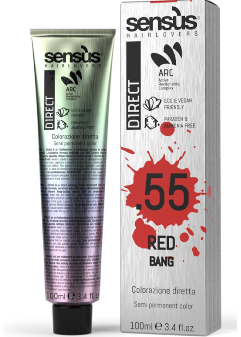 Пігмент Прямої Дії Червоний Sensus Direct Bang Red .55 100 мл