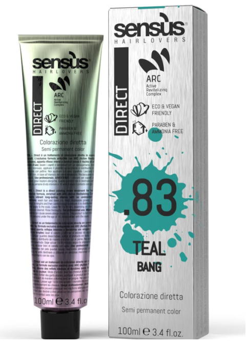 Пігмент Прямої Дії Малахітовий Sensus Direct Bang Teal .83 100 мл