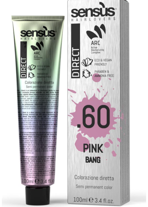 Пігмент Прямої Дії Рожевий Sens.ùs Direct Bang Pink .60 100 мл