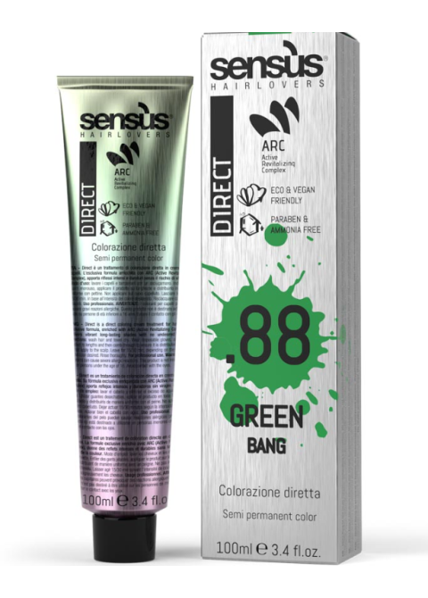 Пігмент Прямої Дії Зелений Sensus Direct Bang Green .88 100 мл