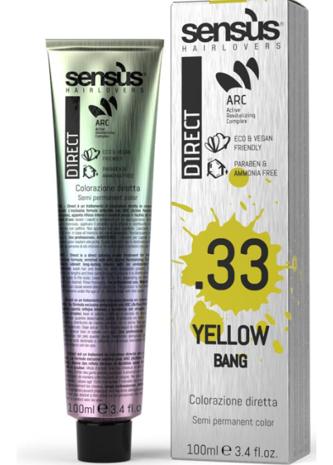 Пігмент Прямої Дії Жовтий Sensus Direct Bang Yellow .33 100 мл