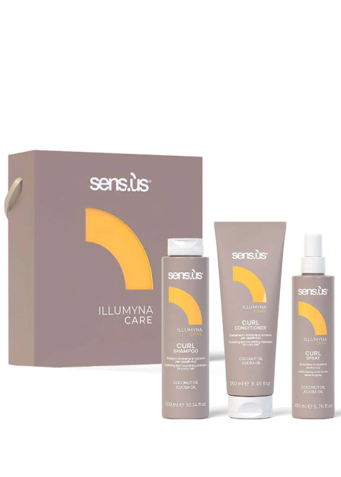 Подарунковий набір для кучерявого волосся Sensus Illumyna Care Curl Kit