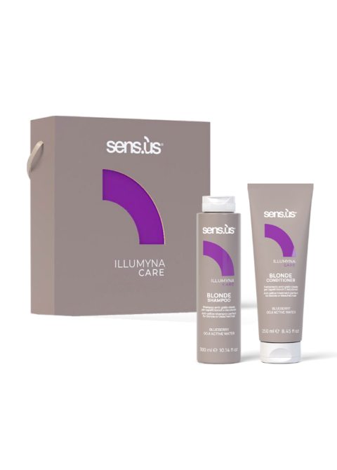 Подарунковий набір проти жовтизни світлого волосся Sensus Illumyna Care Blonde Kit