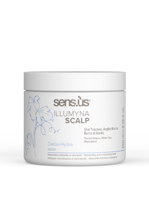 Зволожуюча маска для шкіри голови Sensus Illumyna Scalp Detox Hydra Cleanser Mask