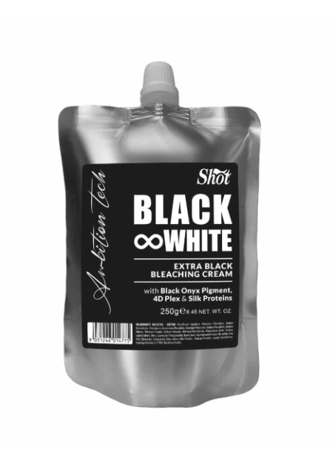 Крем, що знебарвлює чорний Shot Decolorante in crema Nero Black 250 гр