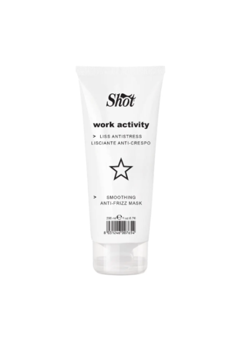 Маска для гладкості волосся Shot Work Activity Smoothing Anti-Frizz Mask 200 мл
