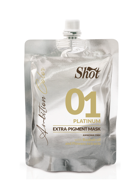 Маска тонуюча Екстра пігмент 01 Platinum Shot Ambition Color Extra Pigment Mask 200 мл
