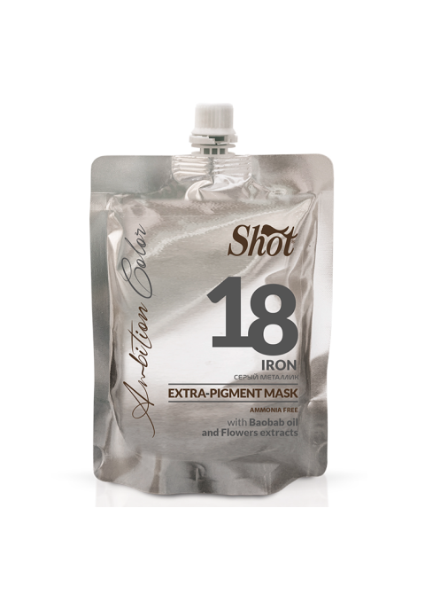 Маска тонуюча Екстра пігмент 18 Iron Shot Ambition Color Extra Pigment Mask 200 мл