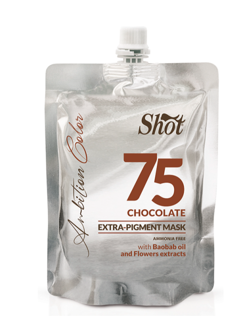 Маска тонуюча Екстра пігмент 75 Chocolate Shot Ambition Color Extra Pigment Mask 200 мл
