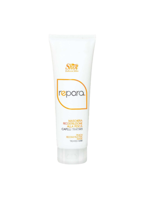 Відновлююча маска з персиком для пошкодженого волосся Shot Repara Peach Reconstructive Mask