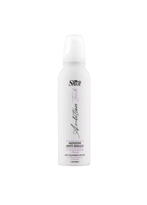 Відновлювальний антижовтий мус із висівками Shot Ambition Tech Natural Glossy Mousse 200 мл