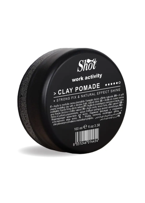 Віск-глина для укладання волосся Shot Work Activity Wax Clay Pomade 100 мл