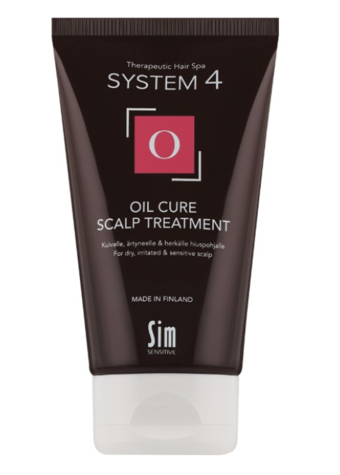 Пілінгова маска "О" для очищення шкіри голови Sim Sensitive System 4 Oil Cure Scalp Treatment