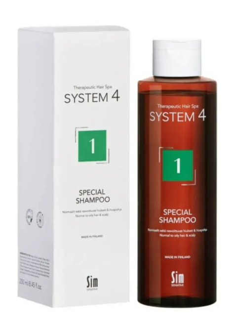 Шампунь №1 для нормальної шкіри голови і схильної до жирності System 4 Climbazole Shampoo 1