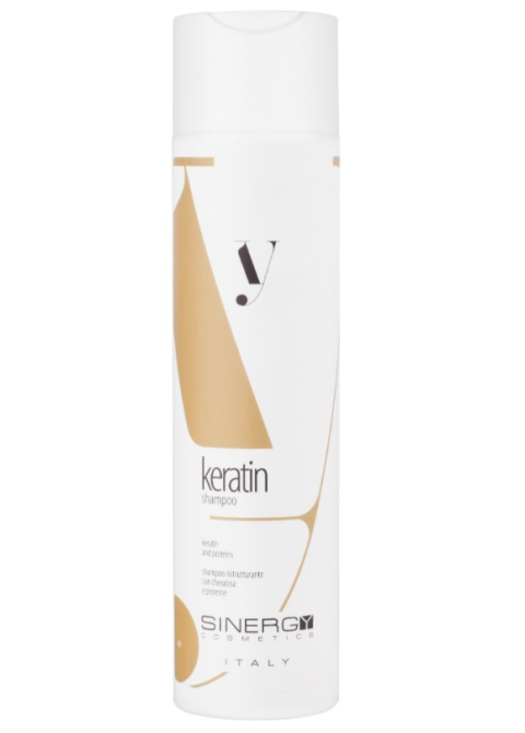Шампунь для реконструкції пошкодженого волосся з кератином Y4.1 Sinergy Keratin Shampoo 250 мл