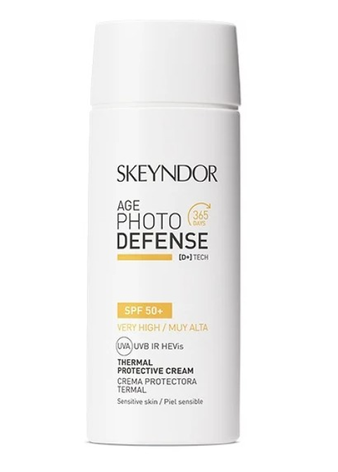Захисний термальний крем для обличчя для чутливої ​​шкіри Skeyndor Age Photo Defense Thermal Protective Cream SPF50+, 75 мл