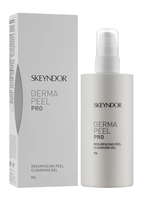 Оновлюючий гель для очищення шкіри обличчя та тіла Skeyndor Dermapeel Pro Resurfacing Peel Cleasing Gel 200 мл