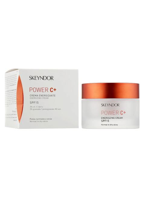 Антиоксидантний крем для нормальної та сухої шкіри Skeyndor Power C+ Energizing Cream SPF 15 50 мл
