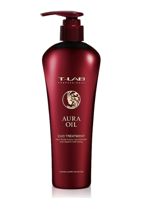 Кондиціонер відновлюючий для сухого та пошкодженого волосся T-LAB Professional Aura Oil Duo Treatment