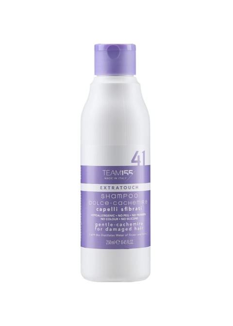 Шампунь для шовковистості волосся Team 155 Extratouch Soft-Cachemire Shampoo 41