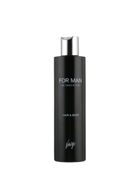 Шампунь-гель 2-в-1 Vitality's For Man Hair Body Shampoo 240 мл