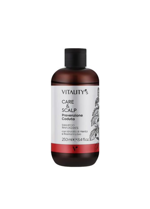 Зміцнюючий шампунь проти випадіння волосся Vitality's Care Scalp Strengthening Shampoo 250 мл